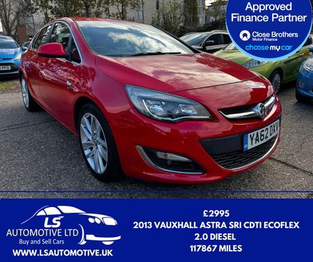 VAUXHALL ASTRA 2.0 CDTi ecoFLEX SRi