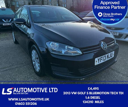 VOLKSWAGEN GOLF 1.6 TDI BlueMotion Tech S